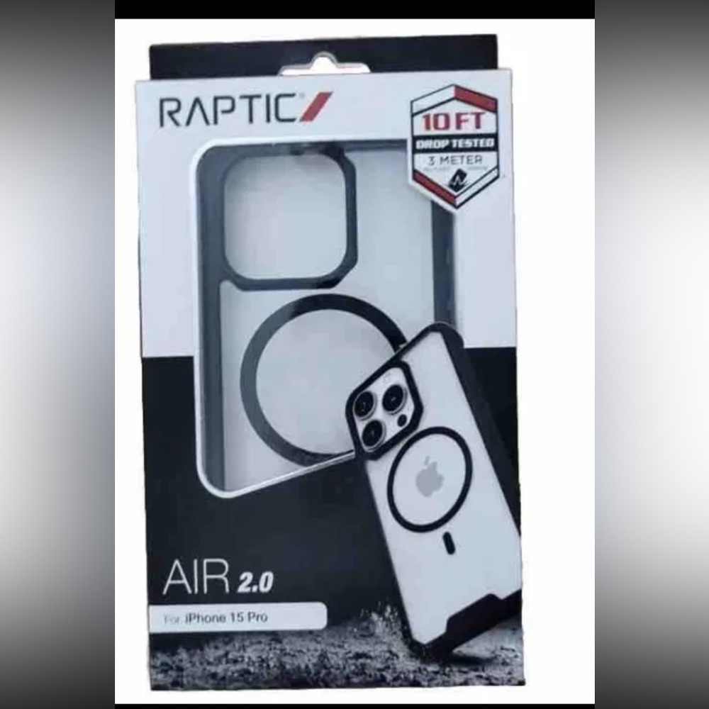 RAPTIC Air 2.0 Magnetic For iPhone 15 Pro Case Shockproof Military Grade